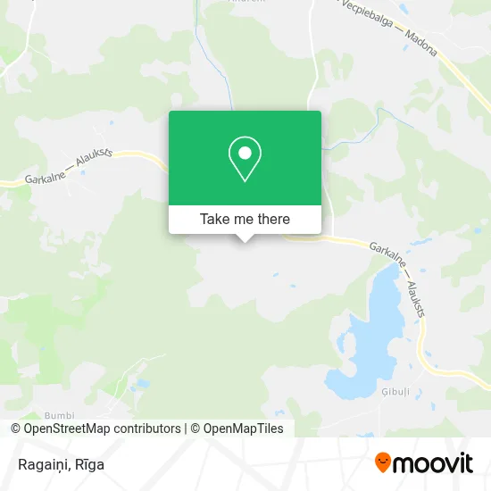 Ragaiņi map