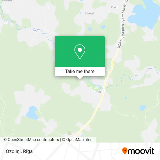 Ozoliņi map