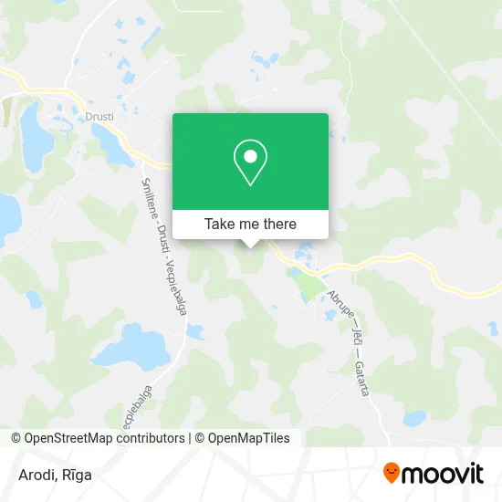 Arodi map