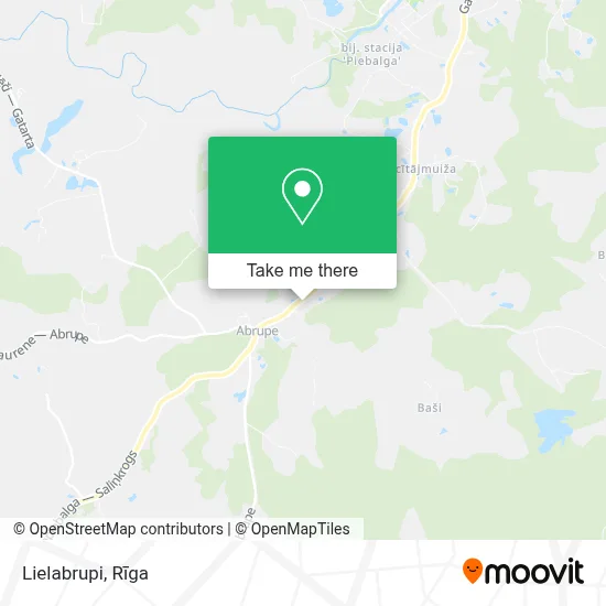 Lielabrupi map