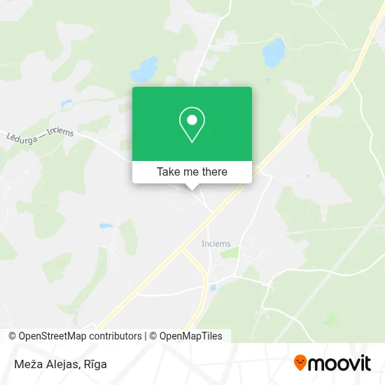 Meža Alejas map