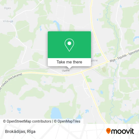 Brokādijas map