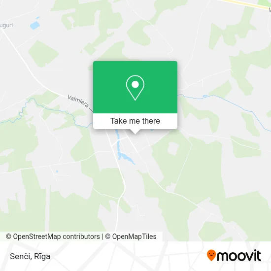 Senči map