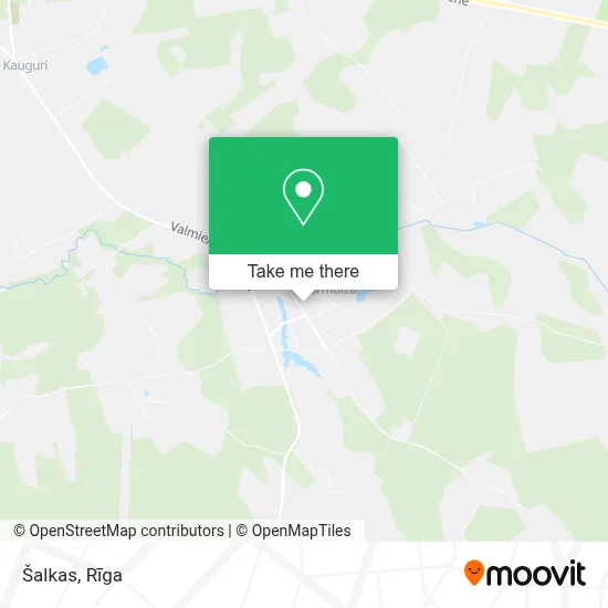 Šalkas map