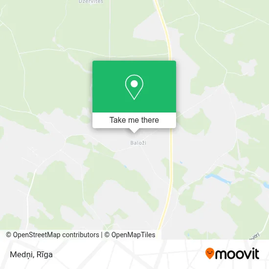 Medņi map