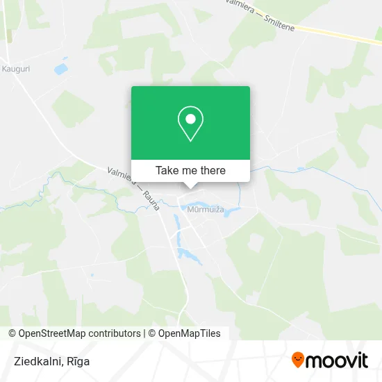 Ziedkalni map