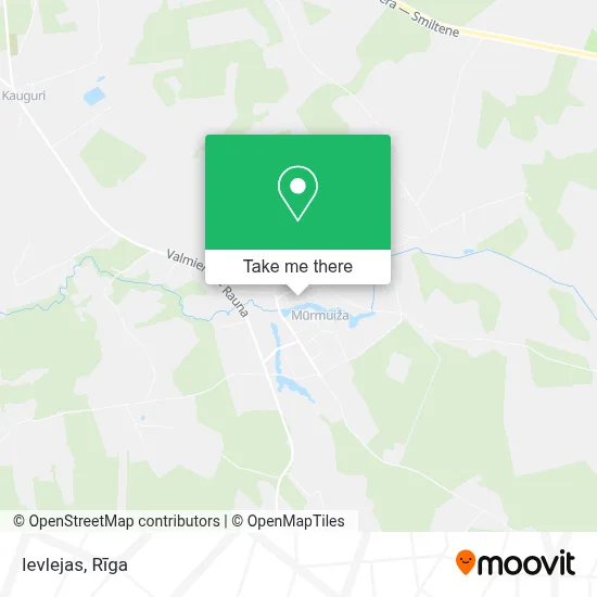 Ievlejas map