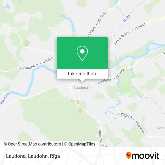 Laudona, Laudohn map