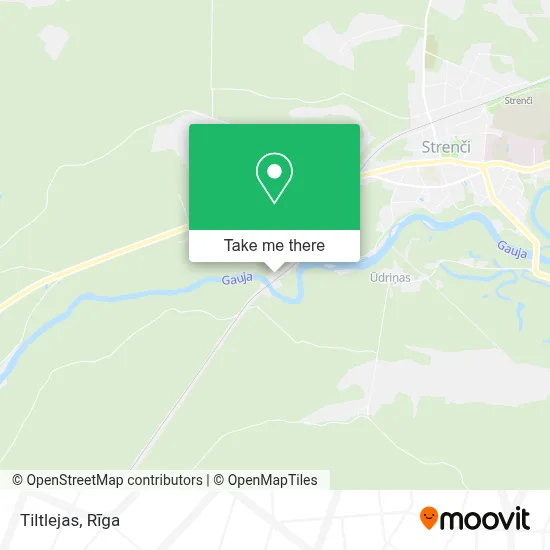 Tiltlejas map