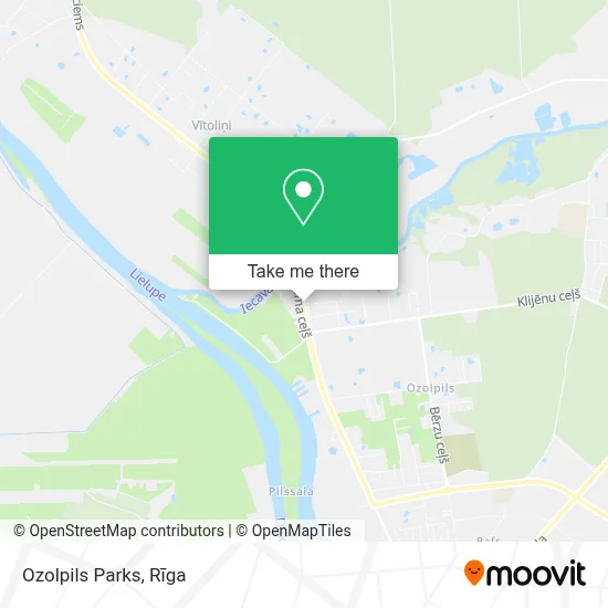 Ozolpils Parks map