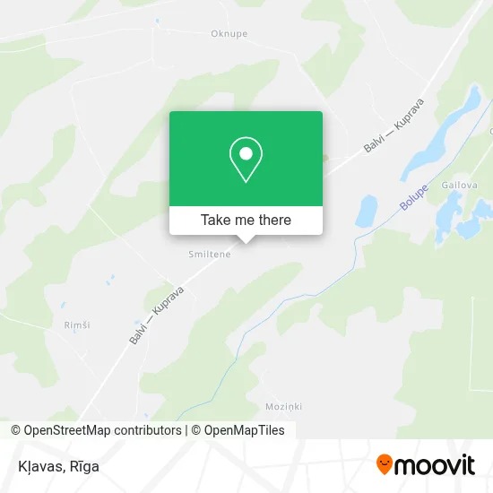 Kļavas map