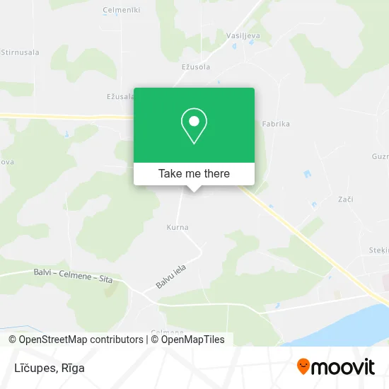 Līčupes map