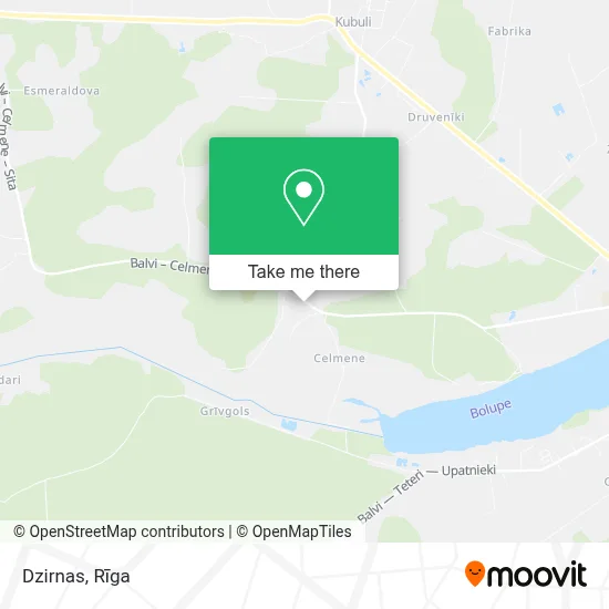 Dzirnas map