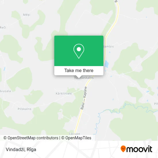 Vindadži map