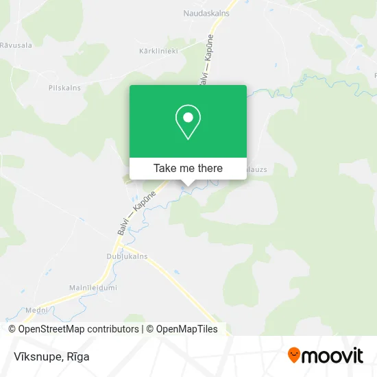 Vīksnupe map