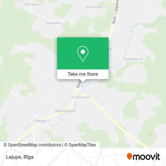 Lejupe map