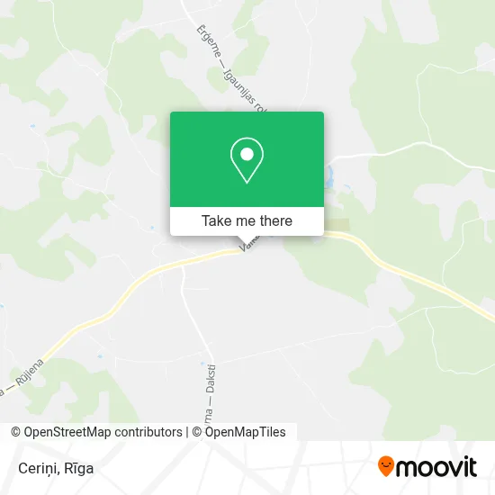 Ceriņi map