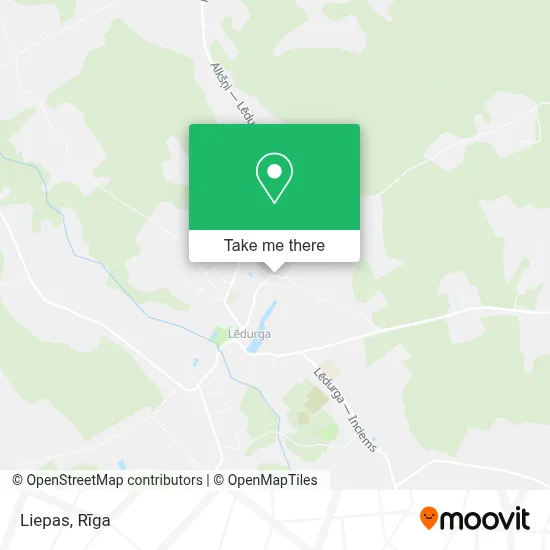 Liepas map