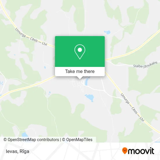 Ievas map