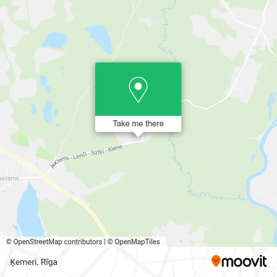 Ķemeri map