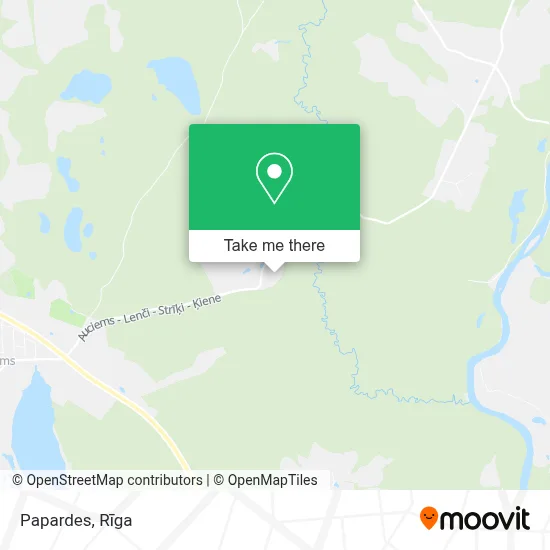 Papardes map