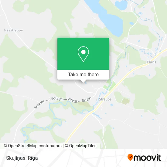 Skujiņas map