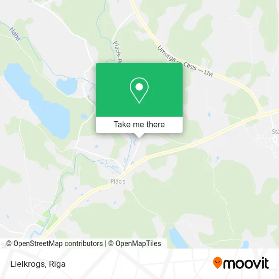Lielkrogs map
