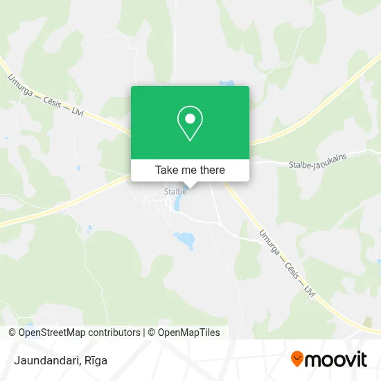 Jaundandari map