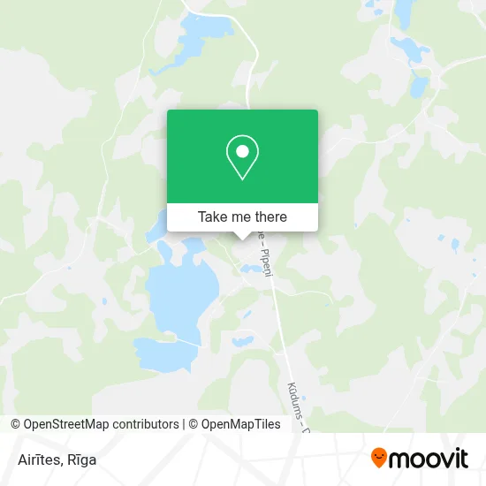 Airītes map