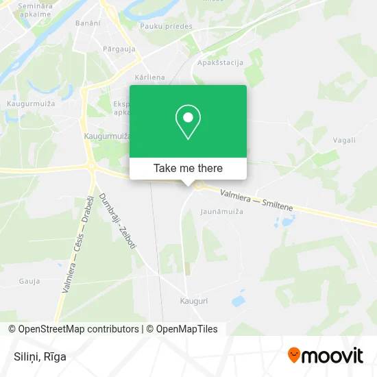 Siliņi map