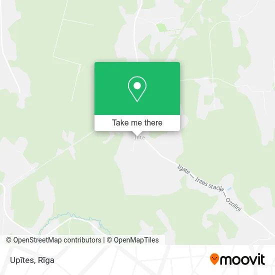Upītes map