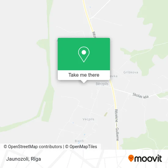 Jaunozoli map