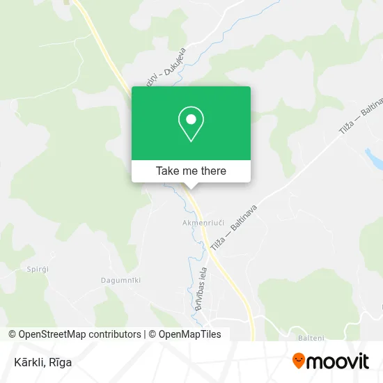 Kārkli map