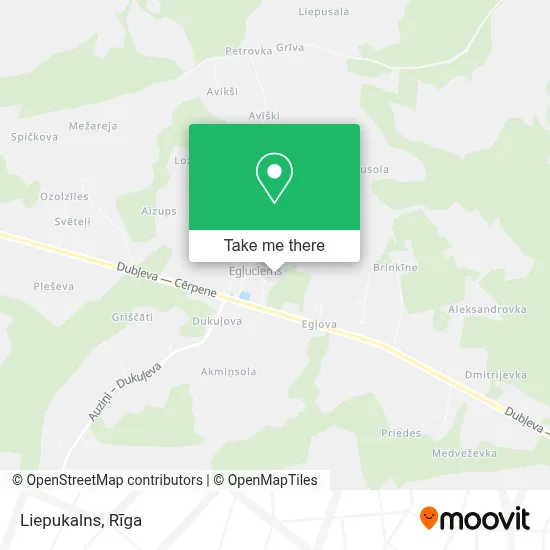 Liepukalns map