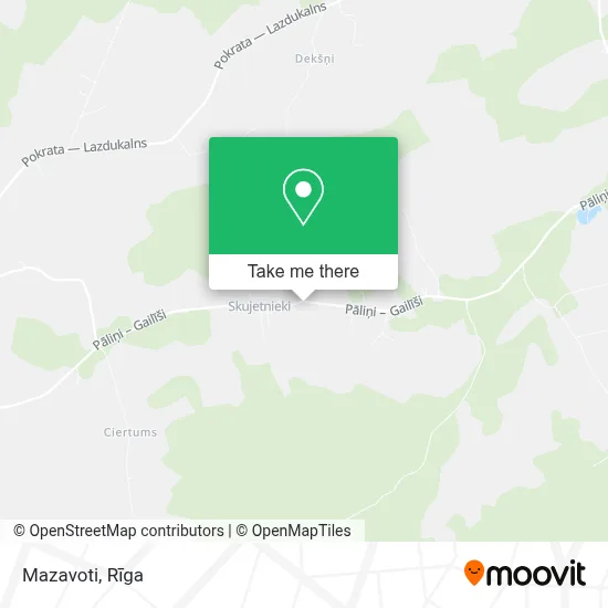 Mazavoti map