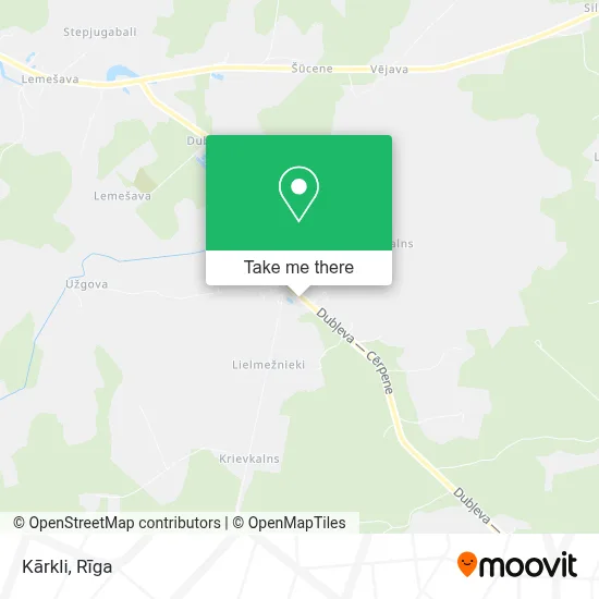 Kārkli map