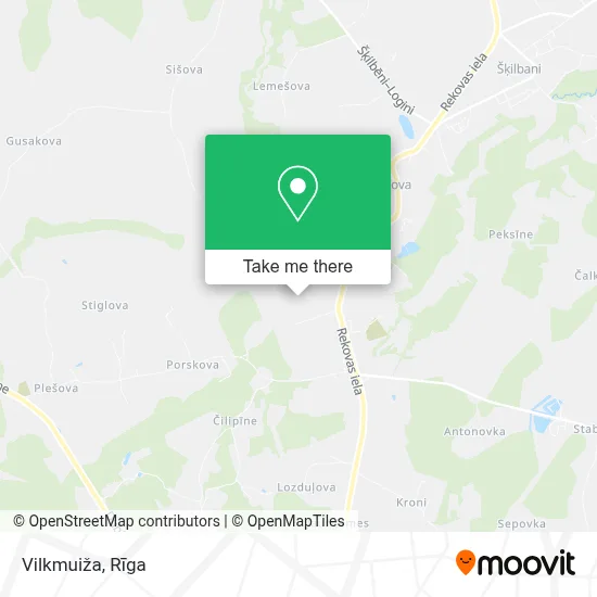 Vilkmuiža map