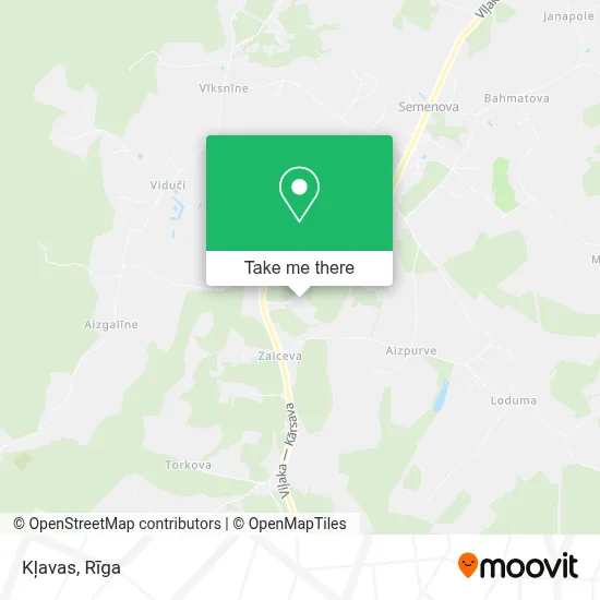 Kļavas map