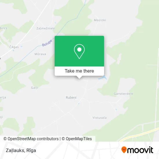 Zaļlauks map