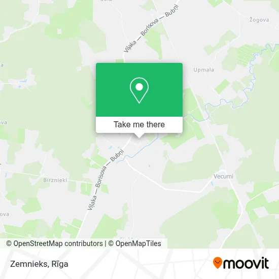 Zemnieks map