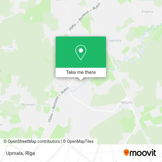 Upmala map