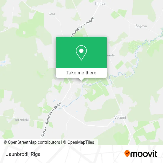 Jaunbrodi map