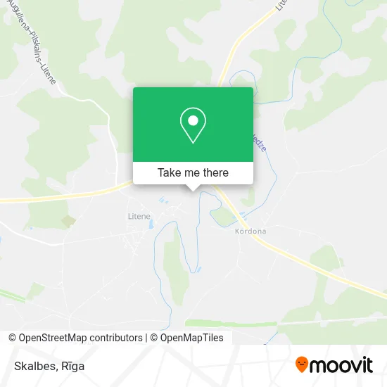 Skalbes map