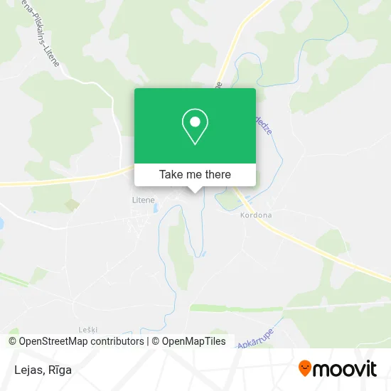 Lejas map