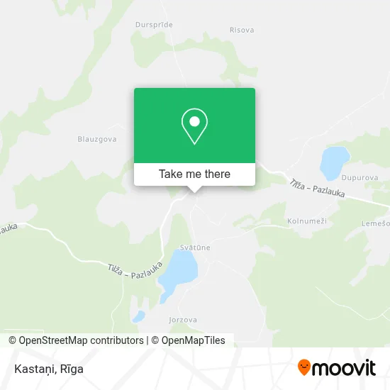 Kastaņi map