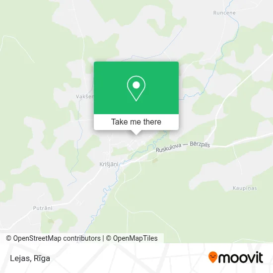 Lejas map
