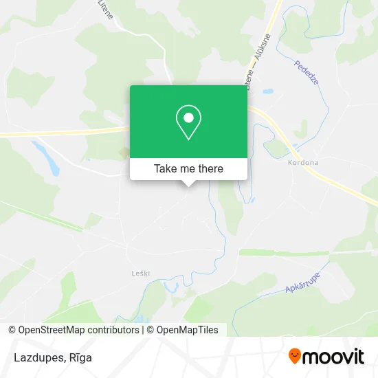 Lazdupes map
