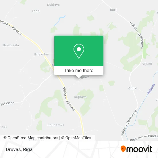Druvas map