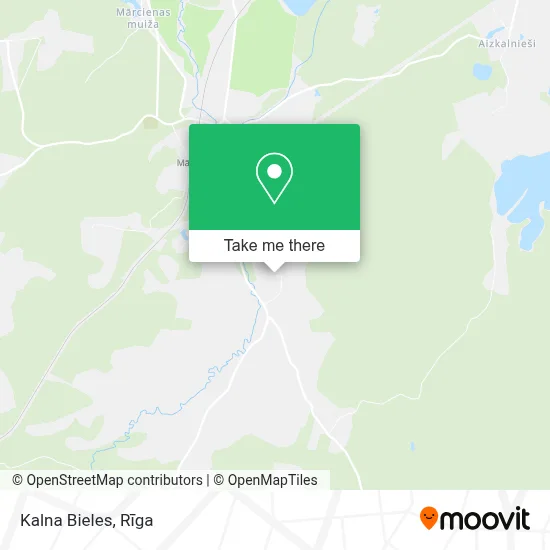 Kalna Bieles map