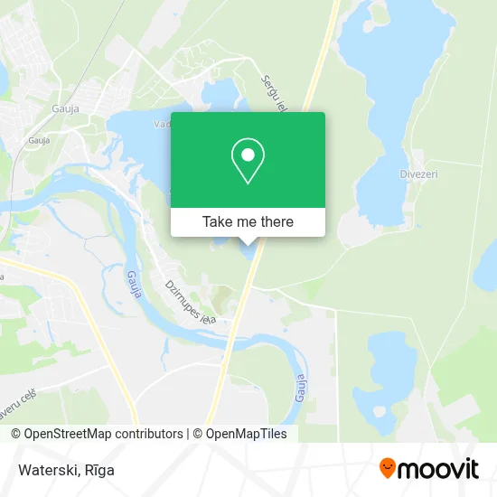 Waterski map